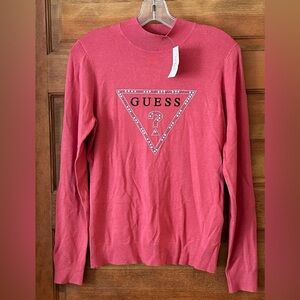 Guess / NWT/ Long Sleeve light weight Sweater / Agatha Rose / size L